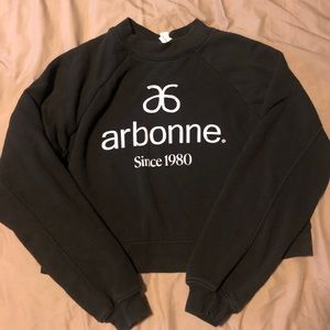 Arbonne crop crew pullover